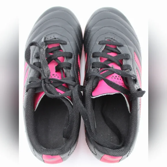 Adidas Kids Soccer Cleats Black Pink Size 12.5K - Picture 9 of 10